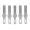 Excel Blades No 17A 1/4" Narrow Chisel Hobby Knife Replacement Blades, 5 pcs. 12pk 24017 - alternate 1